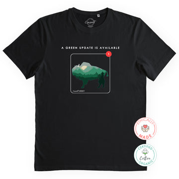 A Green Update Is Available Organic Tee
