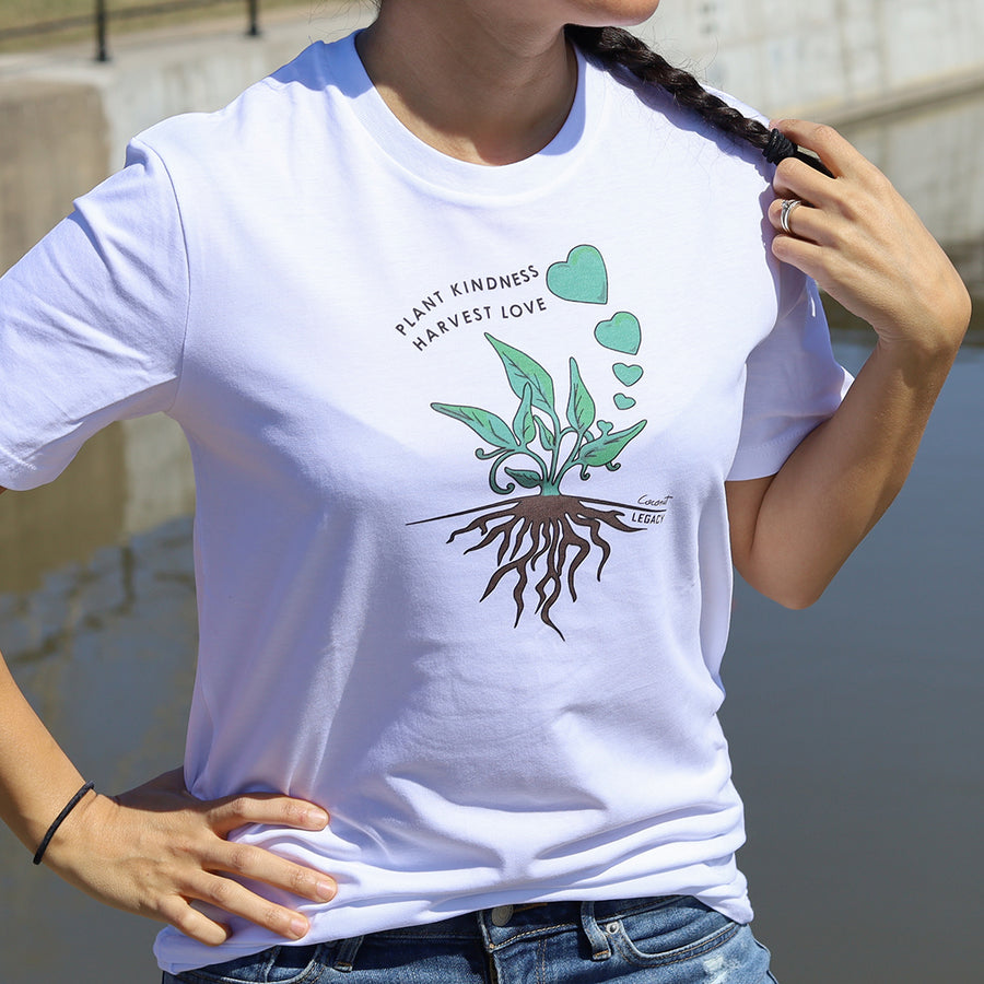 Plant Kindness Harvest Love Organic Tee