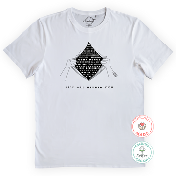 It's All Within You Organic Tee By Manal